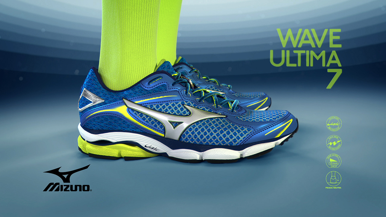 Mizuno Wave Ultima 7, animated product film by LOBO